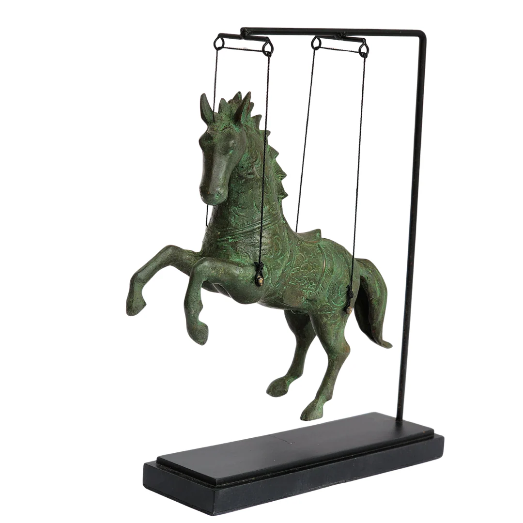 Kuda Horse Hanging M - Grey