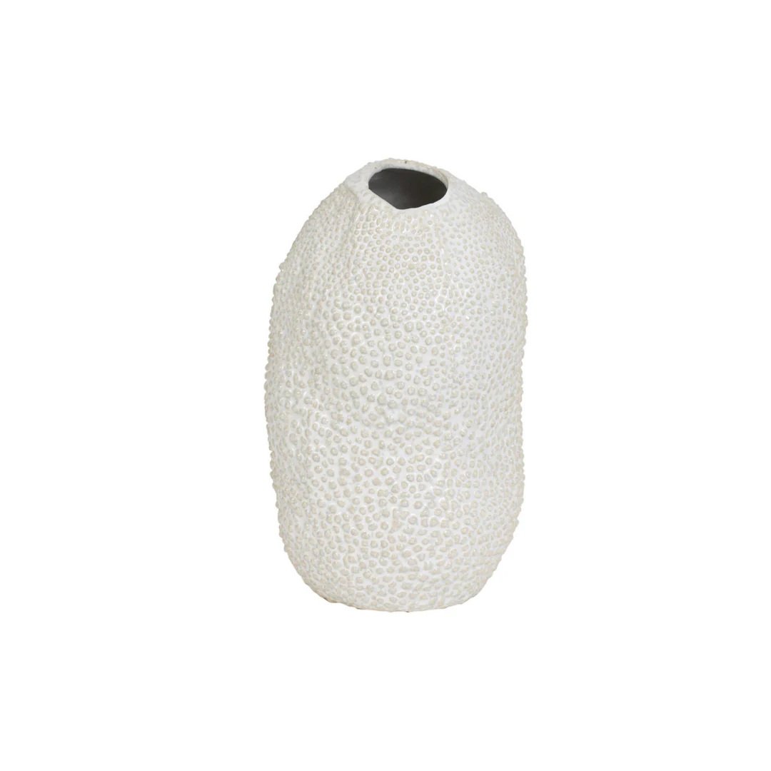 Kyana Pebble Texture Ceramic Vase - Image 2