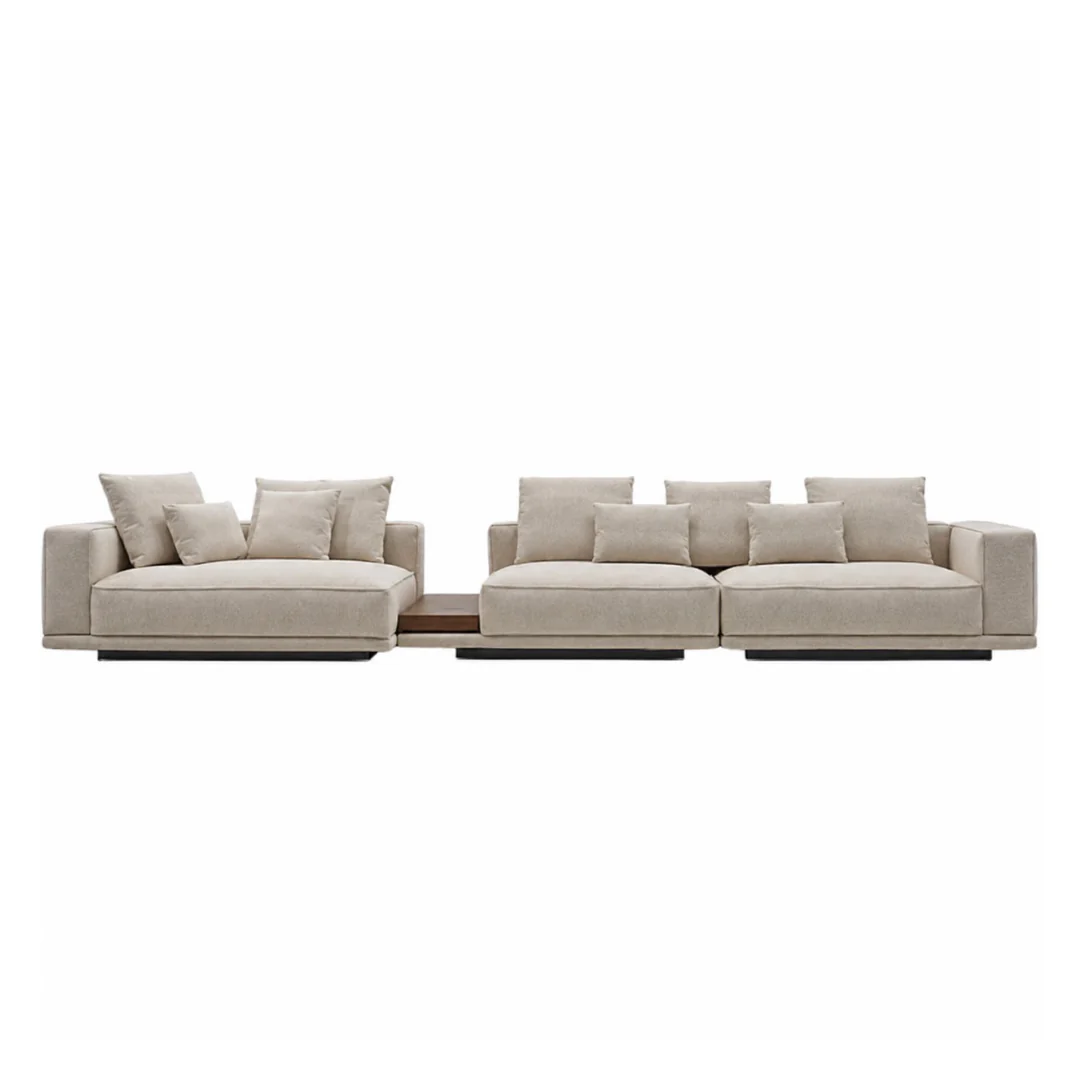 Lankaran Modern Lounge Sofa with Steel Base