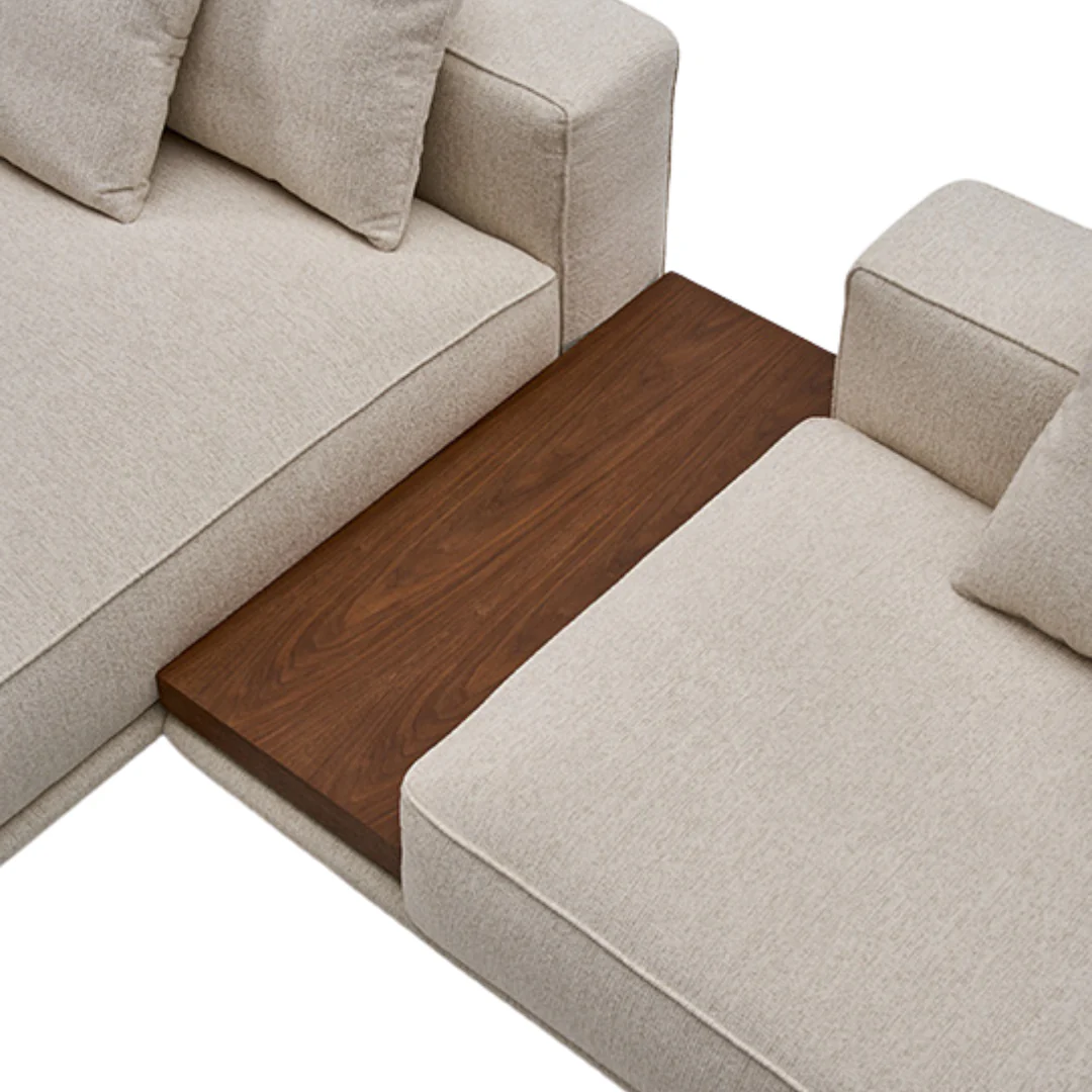 Lankaran Modern Lounge Sofa with Steel Base - Image 5