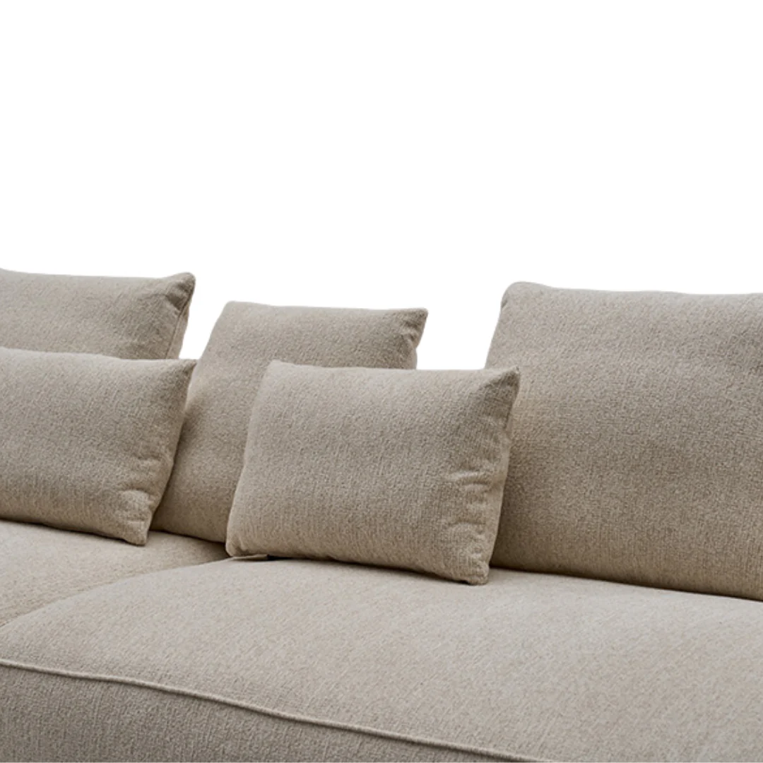 Lankaran Modern Lounge Sofa with Steel Base - Image 6