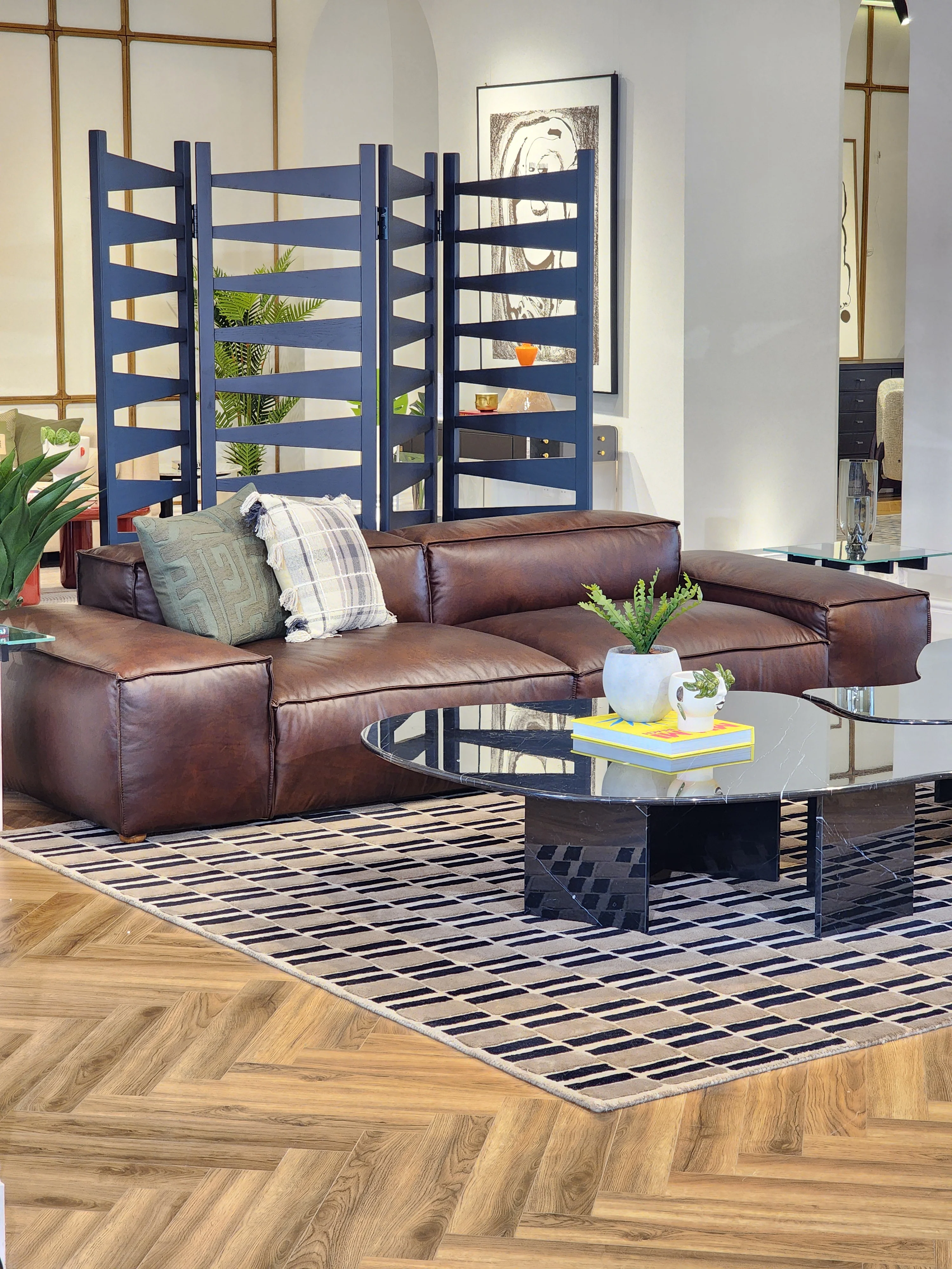 Lannie Brown Mocha Sofa - Image 2