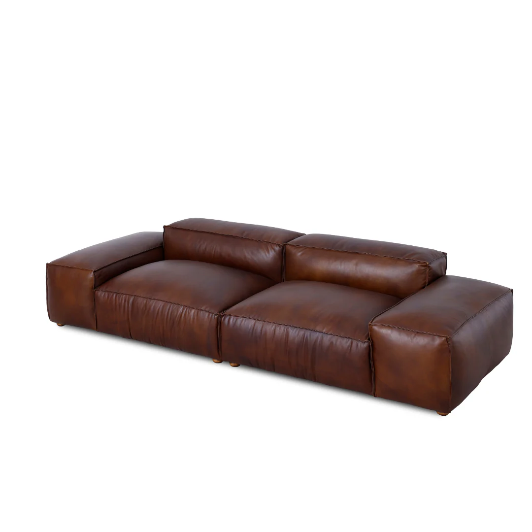 Lannie Brown Mocha Sofa - Image 3