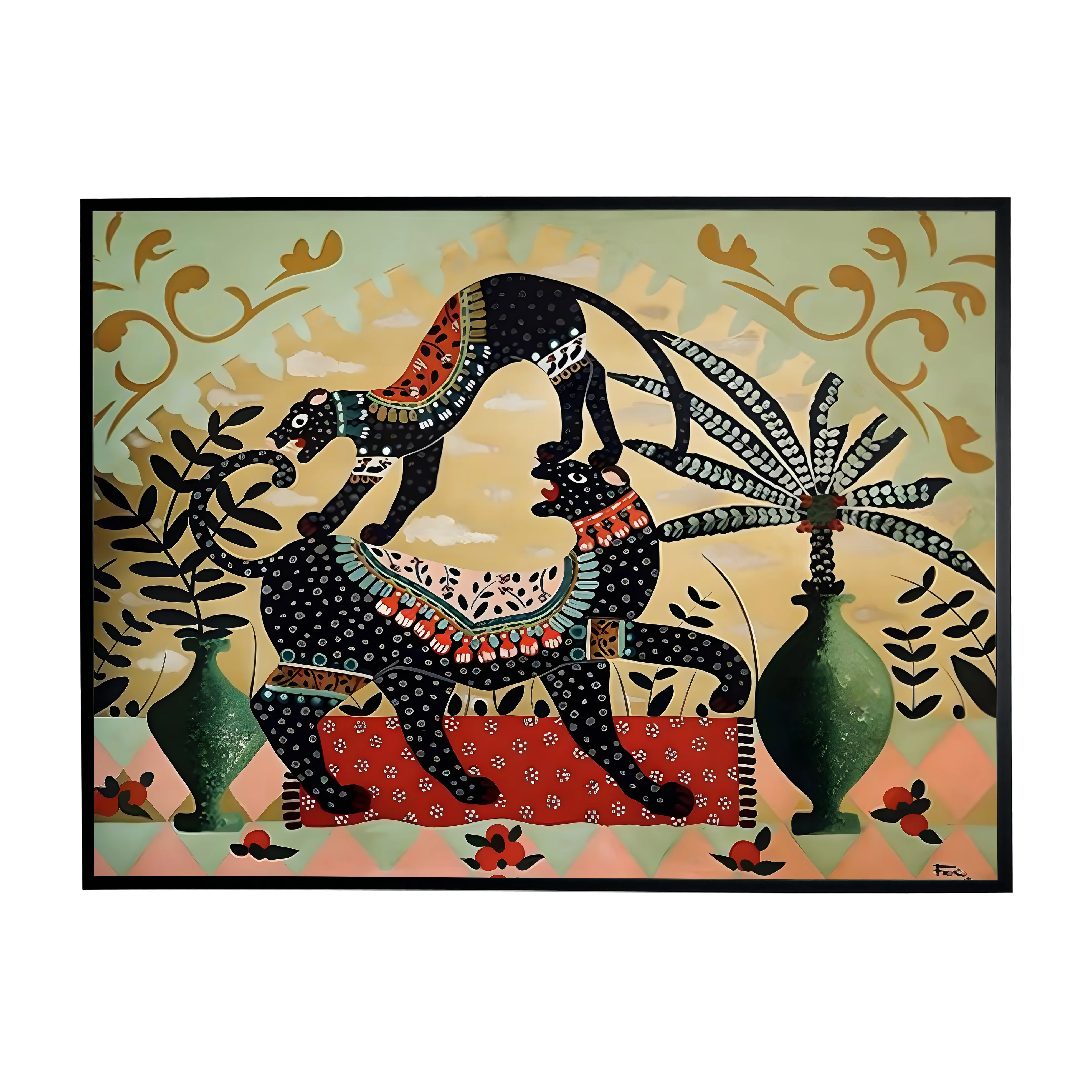 LOVE ART FRAMED PRINT 160 X 120 CM