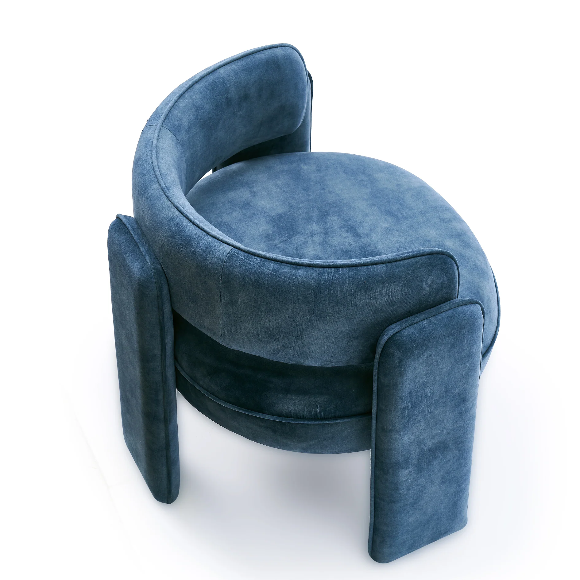 Luxe Blue Chair - Image 7