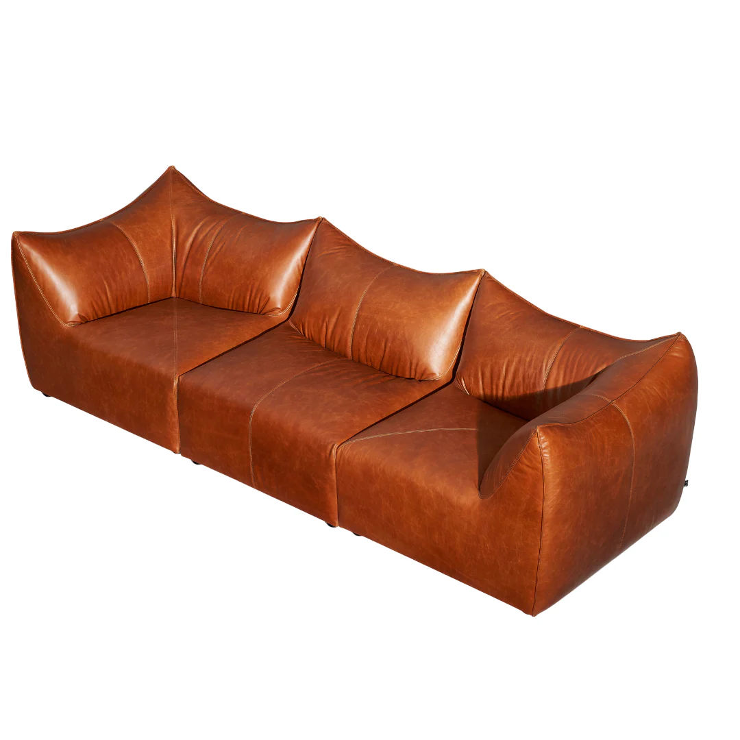 Mauri Leather Sofa - Image 3
