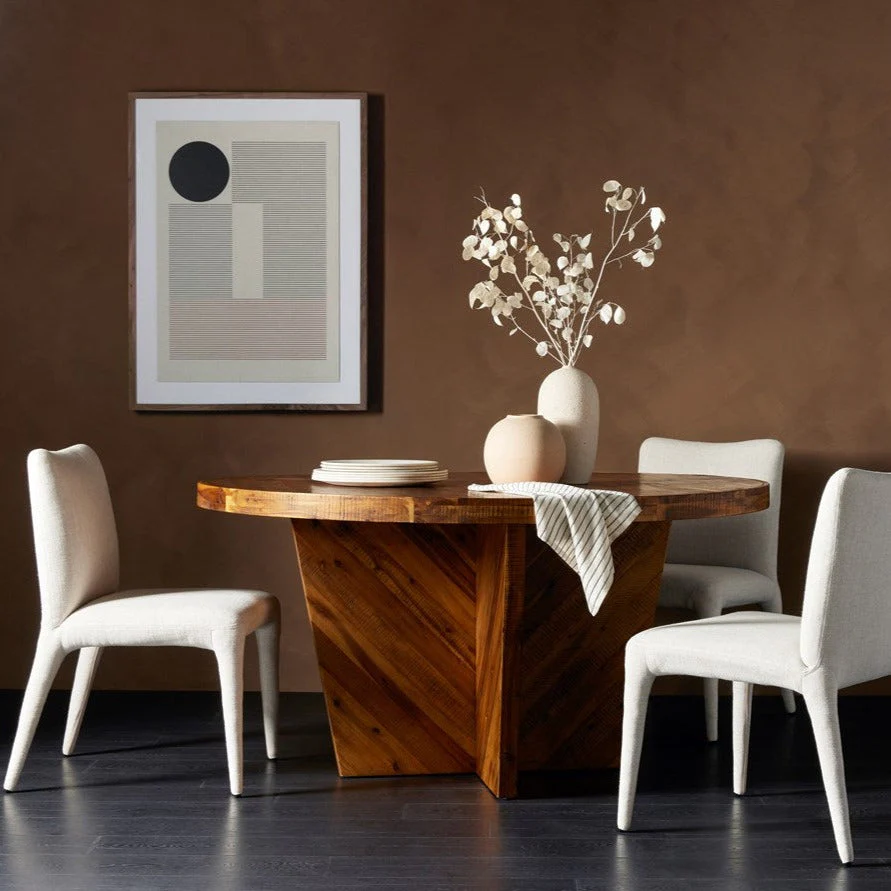 MONZA DINING CHAIR LINEN NATURAL - Image 7