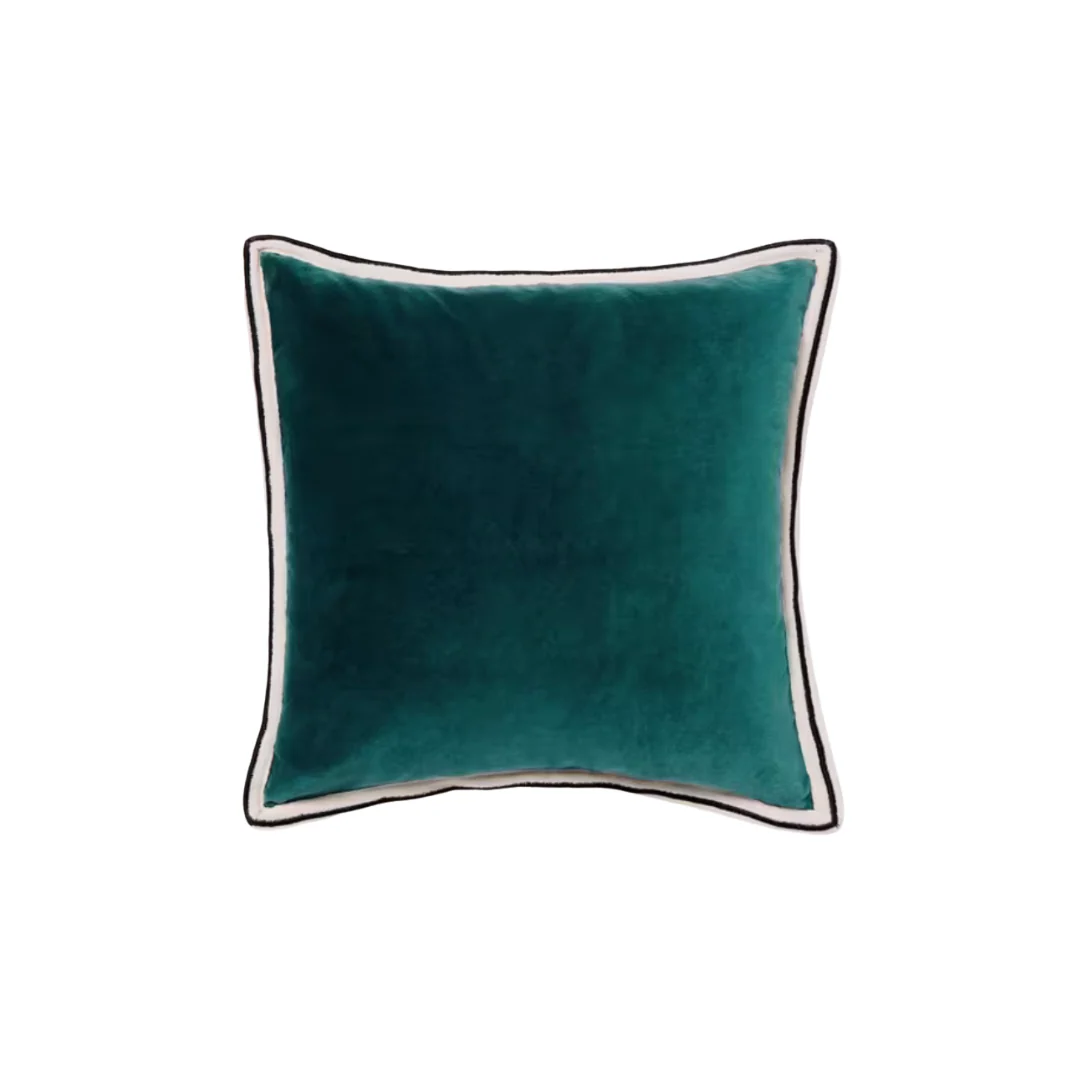 Ocean Edge Bordered Cushion