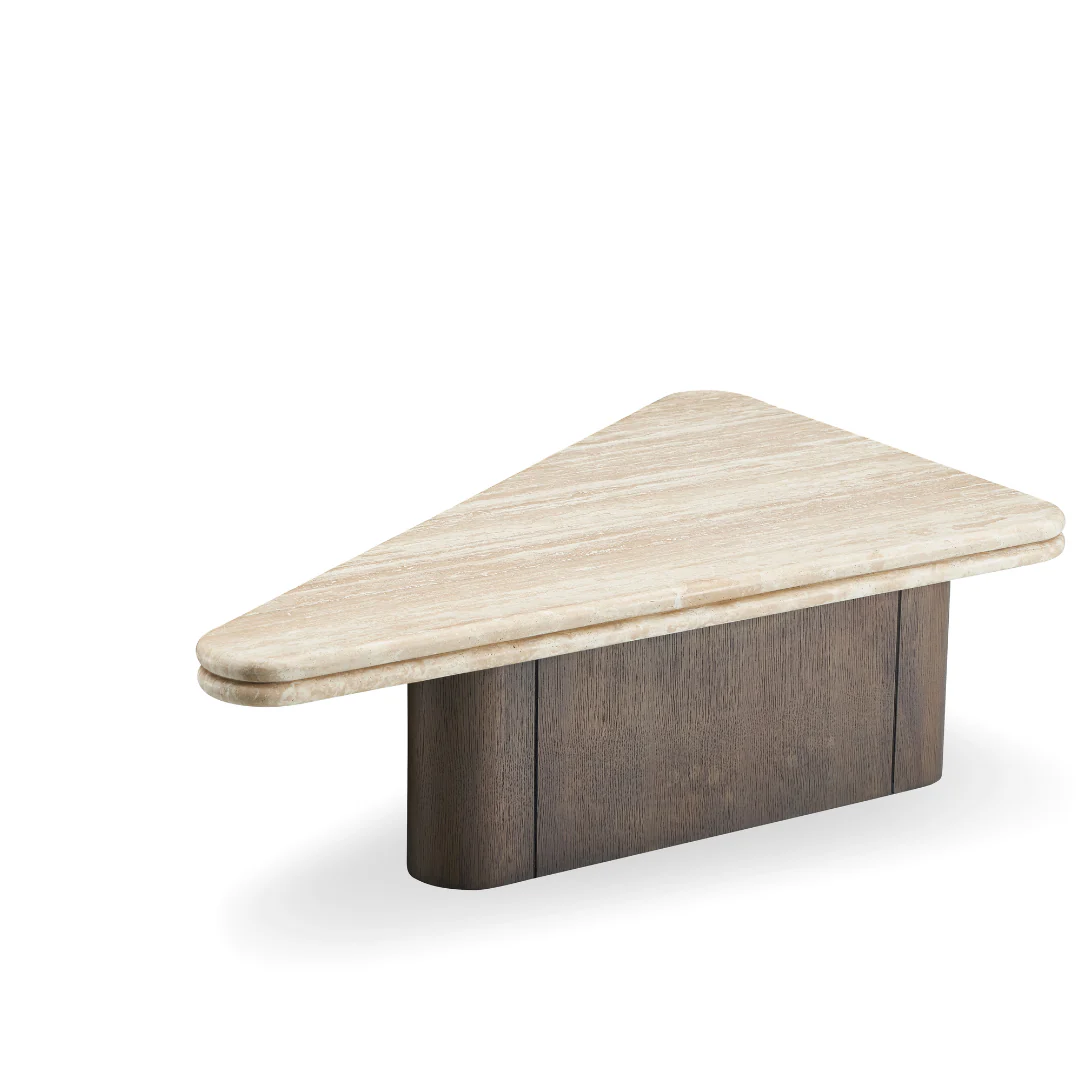Origami Triangle Shape Coffee Table - Set of 2 - Image 7