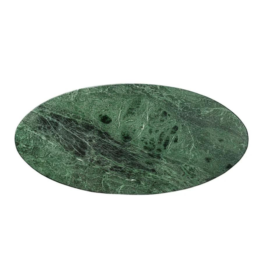 Orion Verde Green Marble Dining Table - Image 4