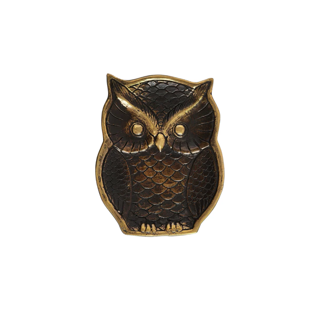 Owl Plait - Black & Gold