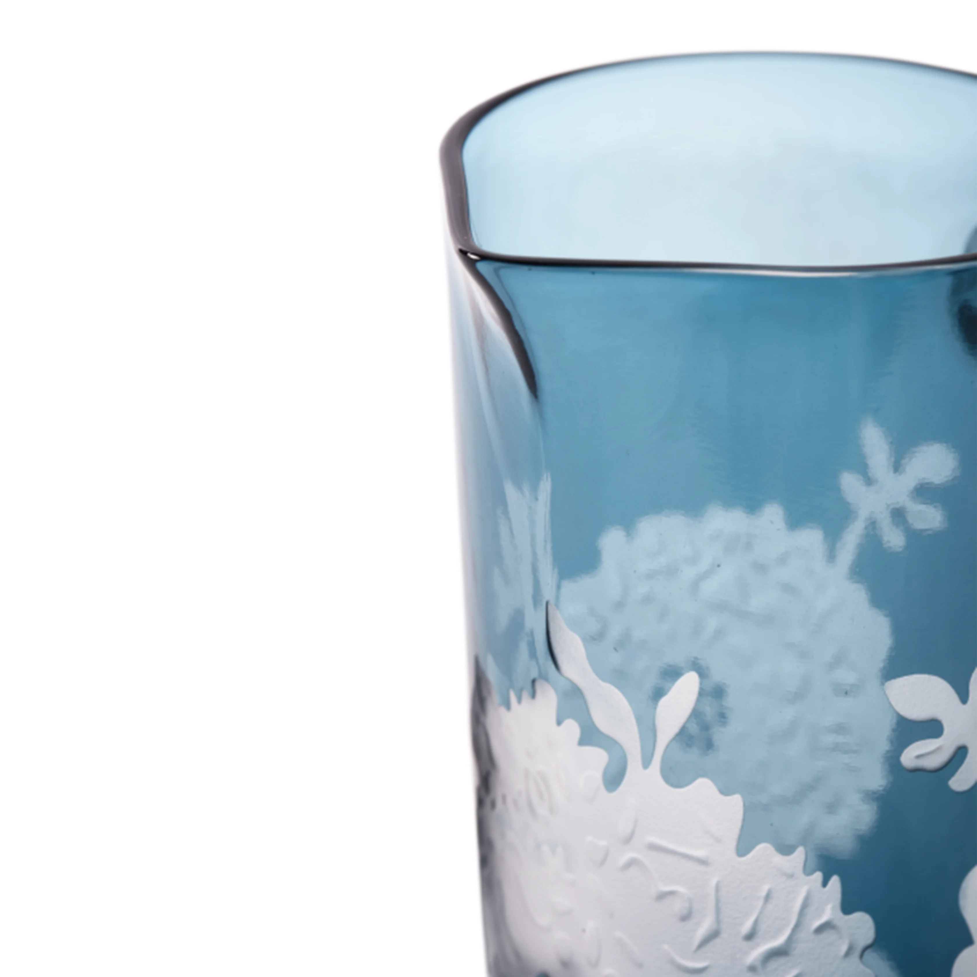 Peony Dark Blue Pitcher - Image 4