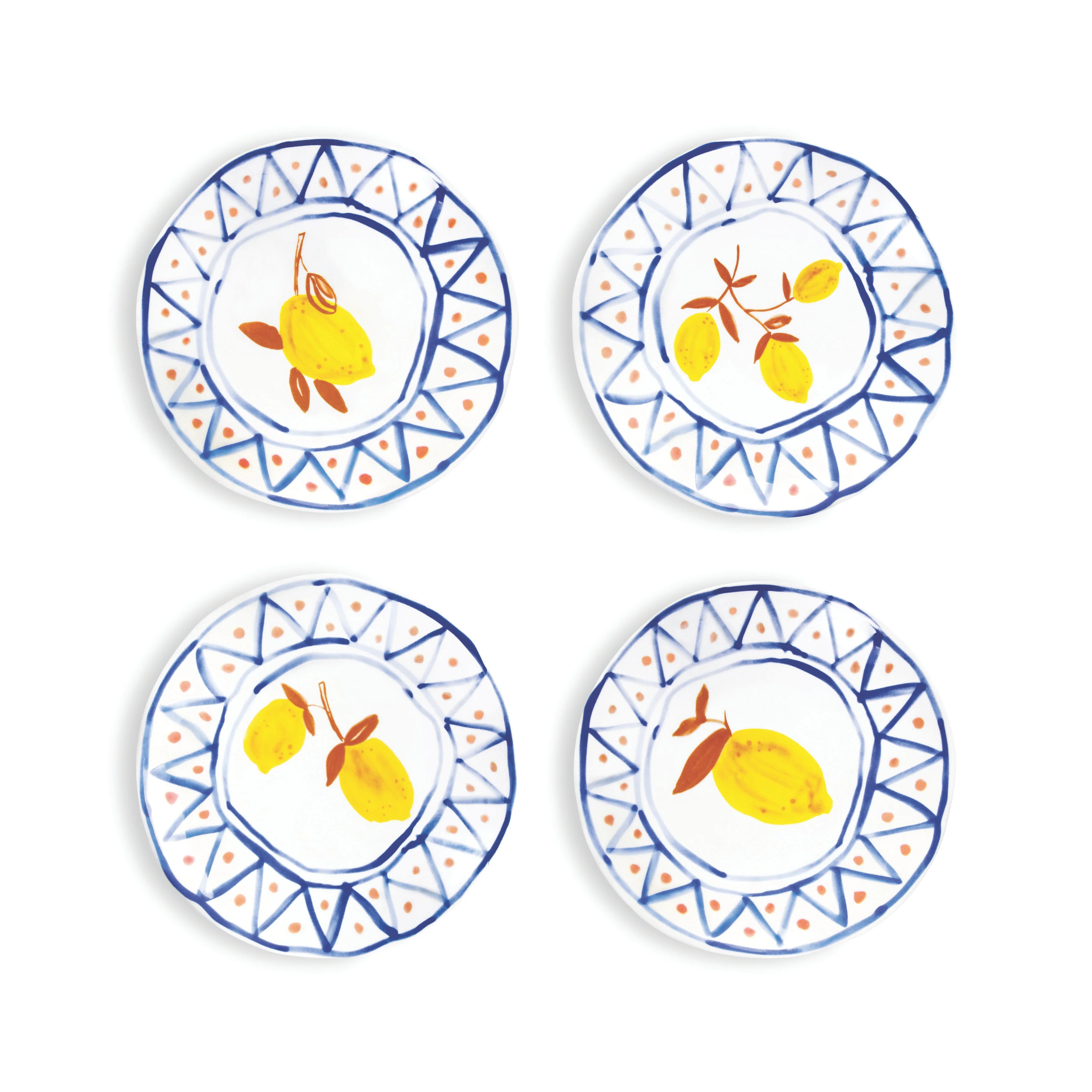 Moroccan Lemon Plates set of 4