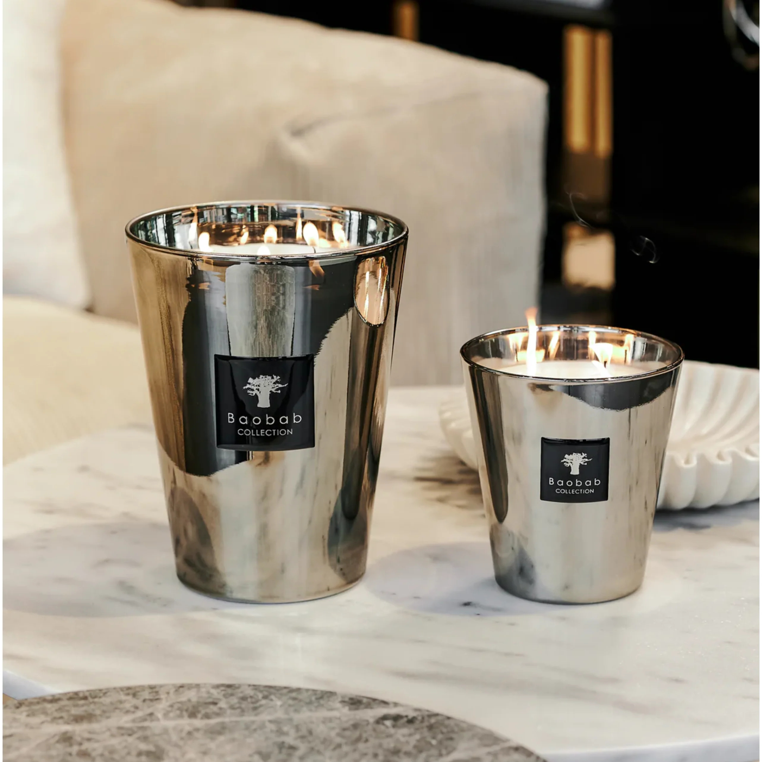 Platinum Medium Candle - Image 2
