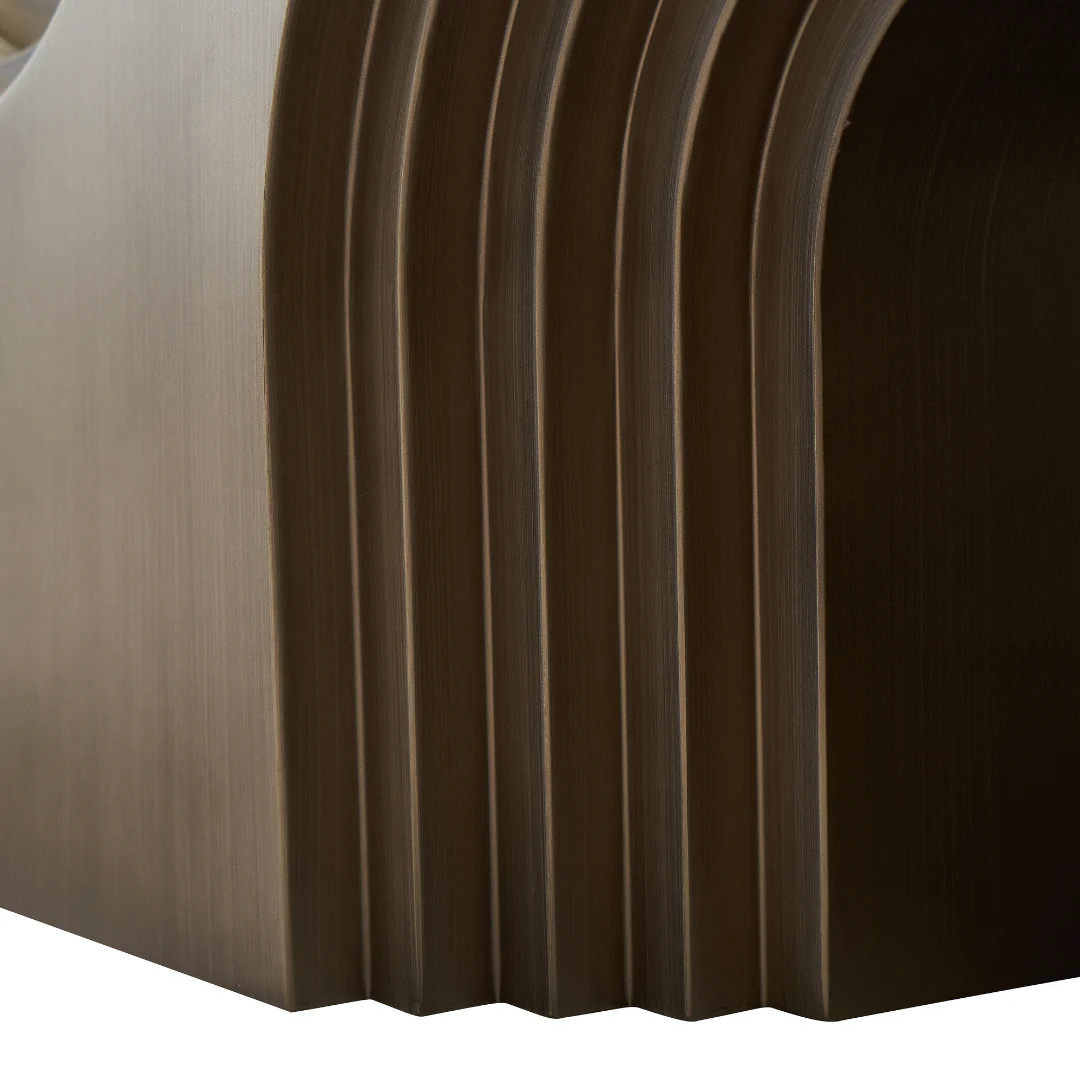 Portico Modern Coffee Table - Brass - Image 7