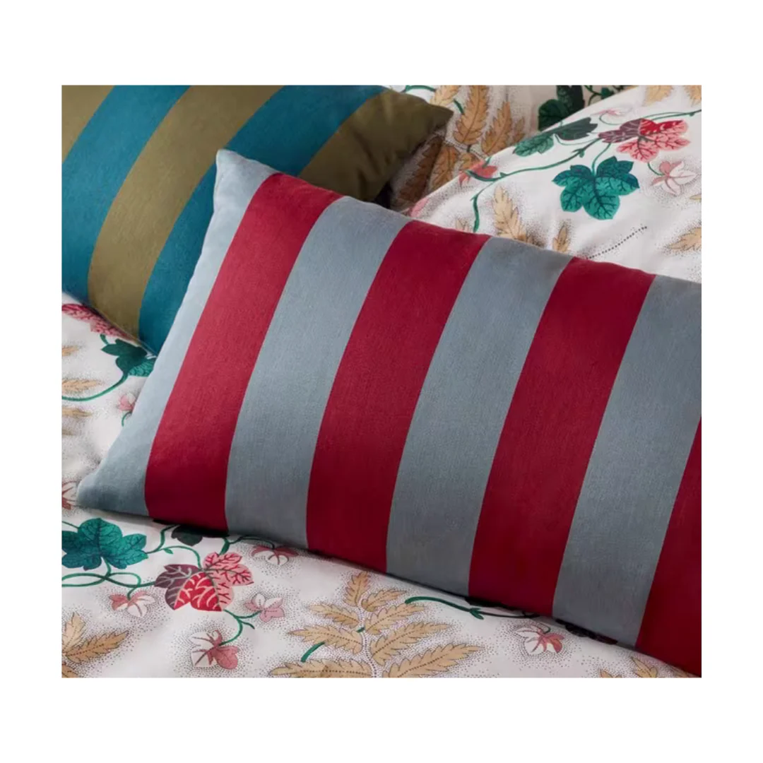 Red Satin Charm Cushion - Image 2