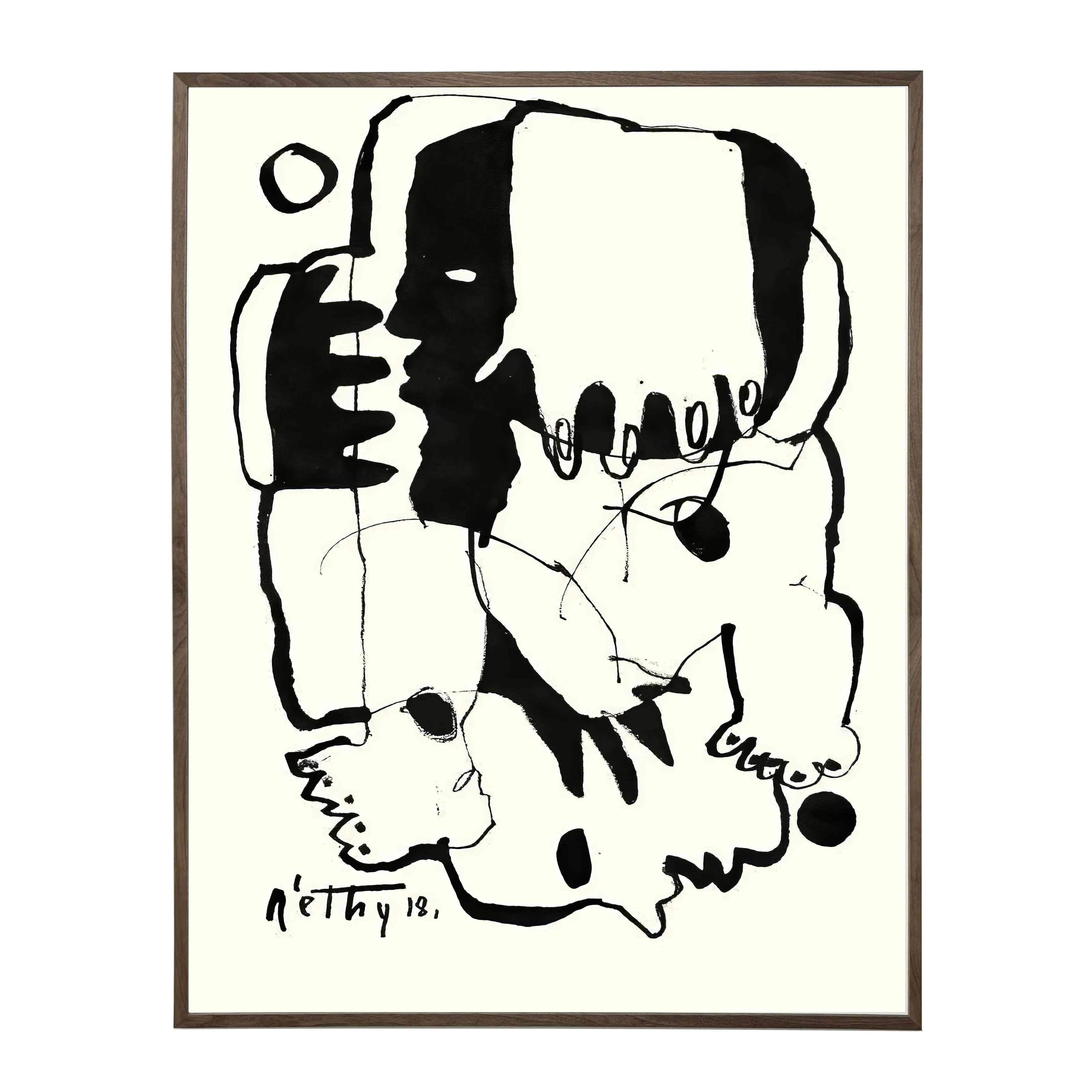 RORO ART FRAMED PRINT 108x140 CM