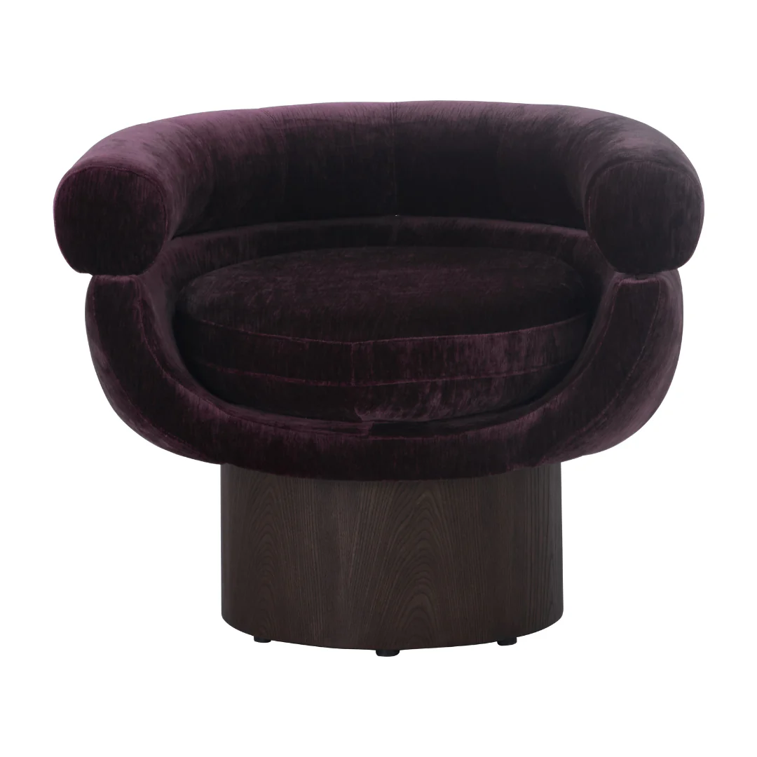 Scandi Leisure Purple Chair - Image 3