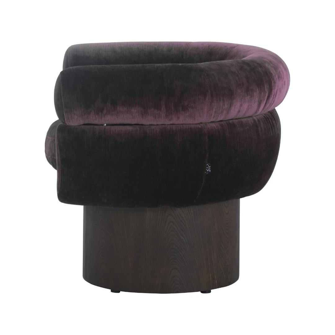 Scandi Leisure Purple Chair - Image 4