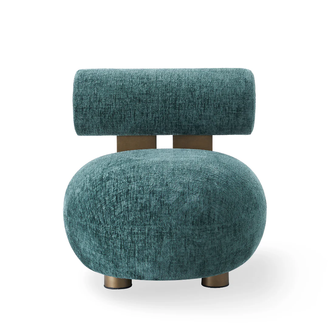 Scarlet Serenity Modern Chair - Image 2