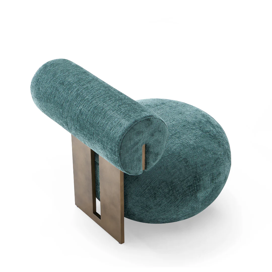 Scarlet Serenity Modern Chair - Image 3