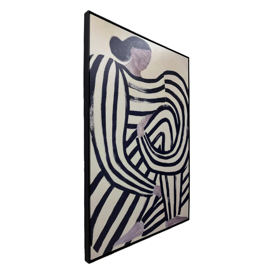 Minimal Striped Stylish Canvas Wall Art - Image 2
