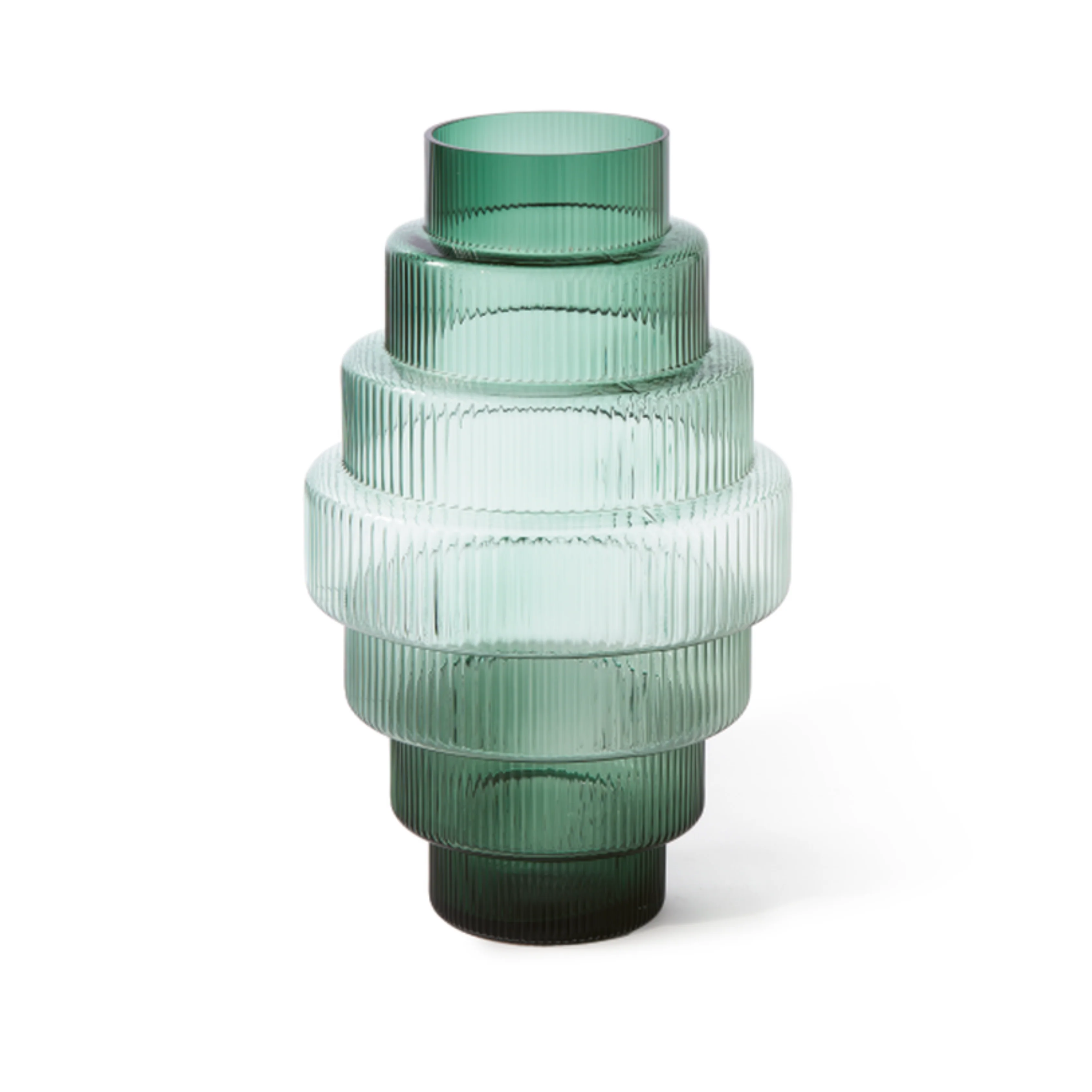 Steps Green Vase - XXL