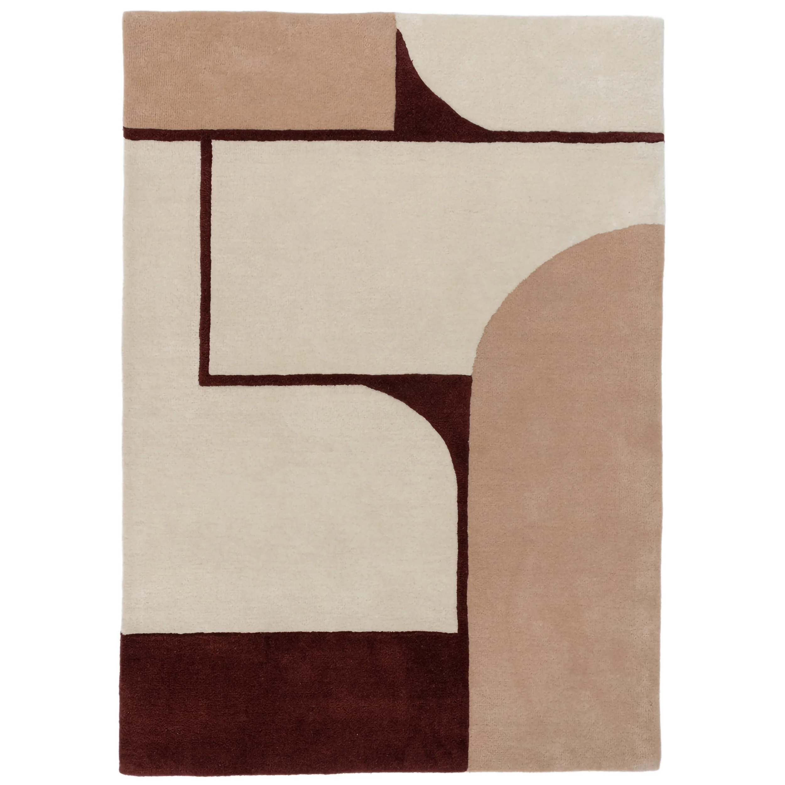 Strada Nude Hand Tufted Rug 200x290 cm