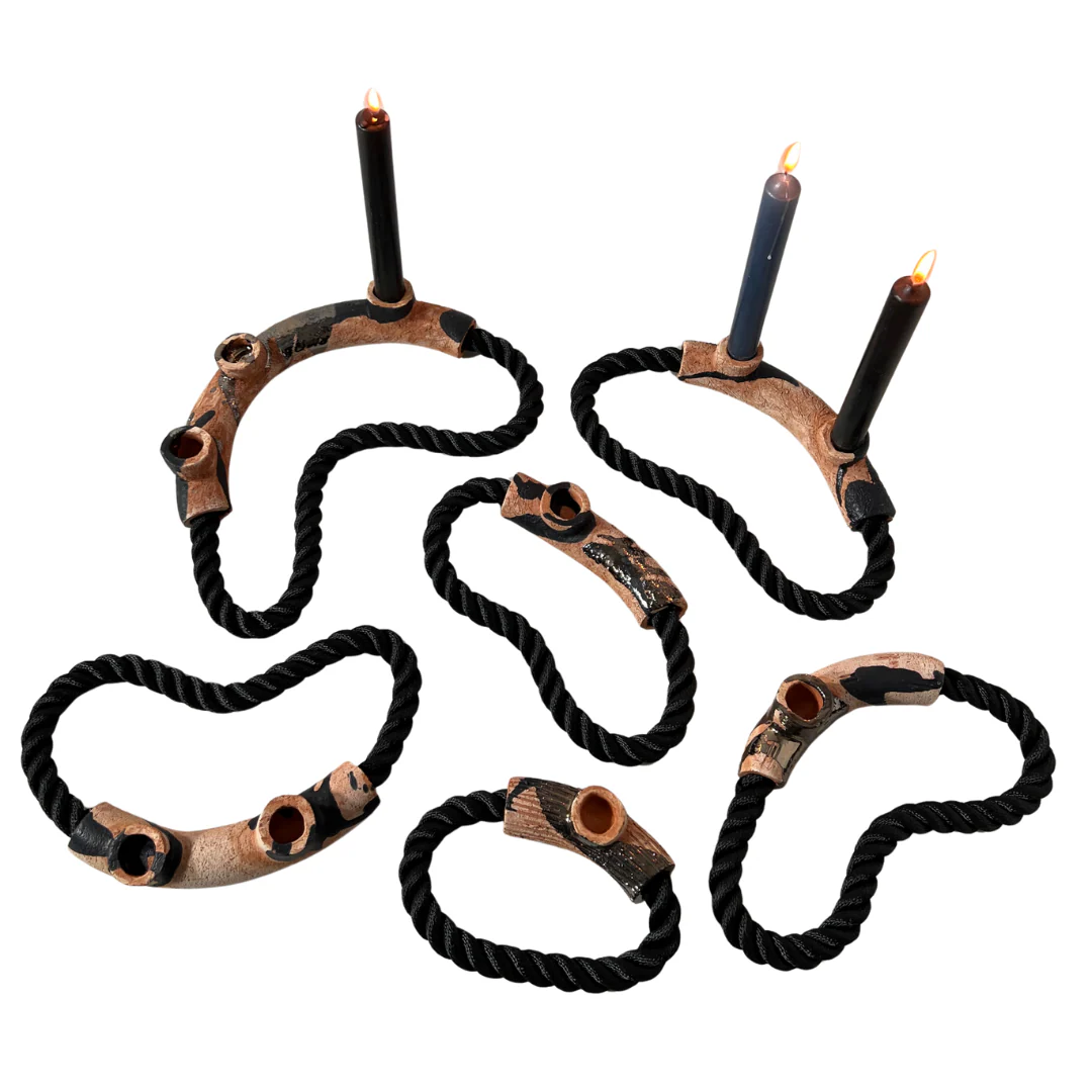 Terracotta Bougeoir Candleholder - L - Image 2