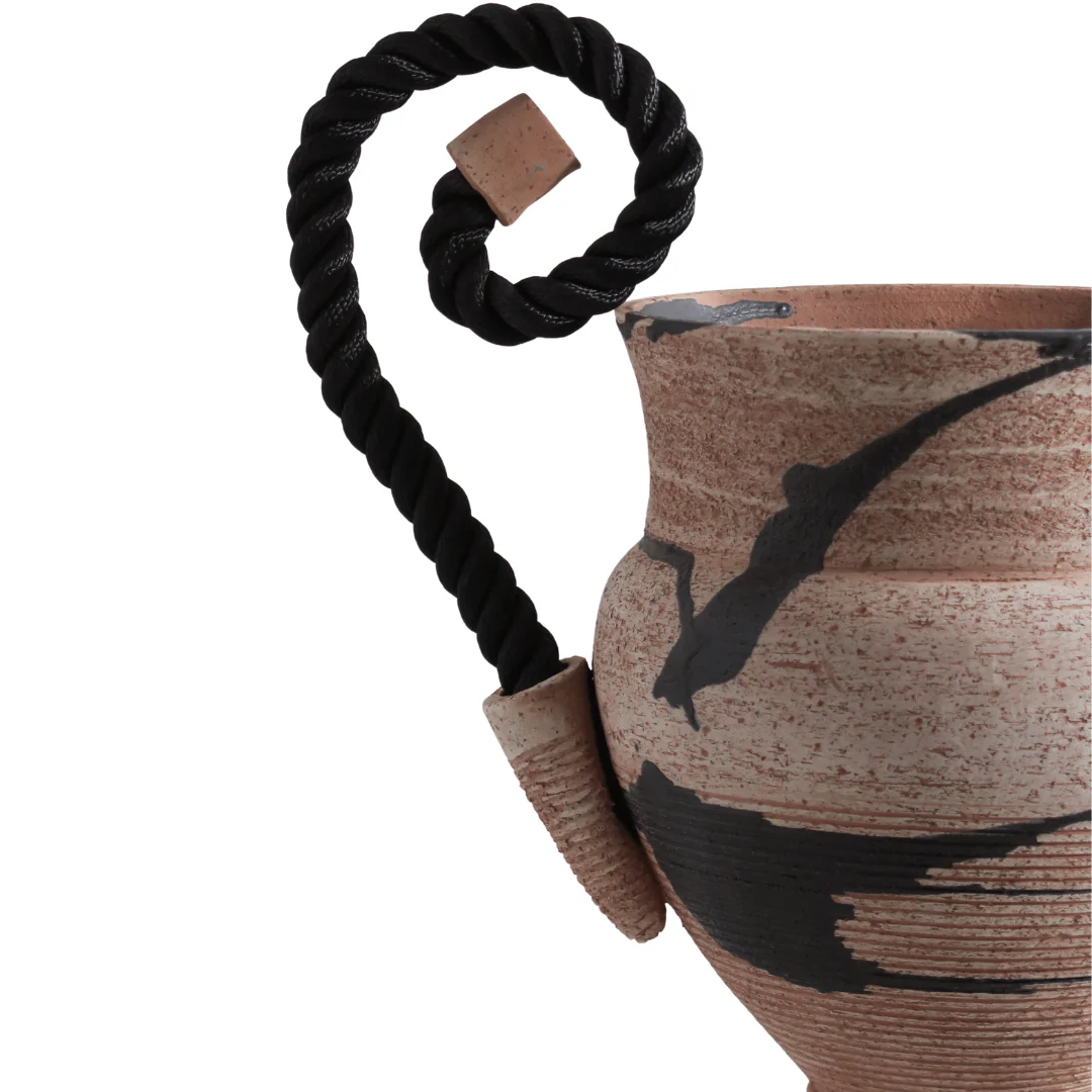 Terracotta Coupe Bowl with foot - Image 3