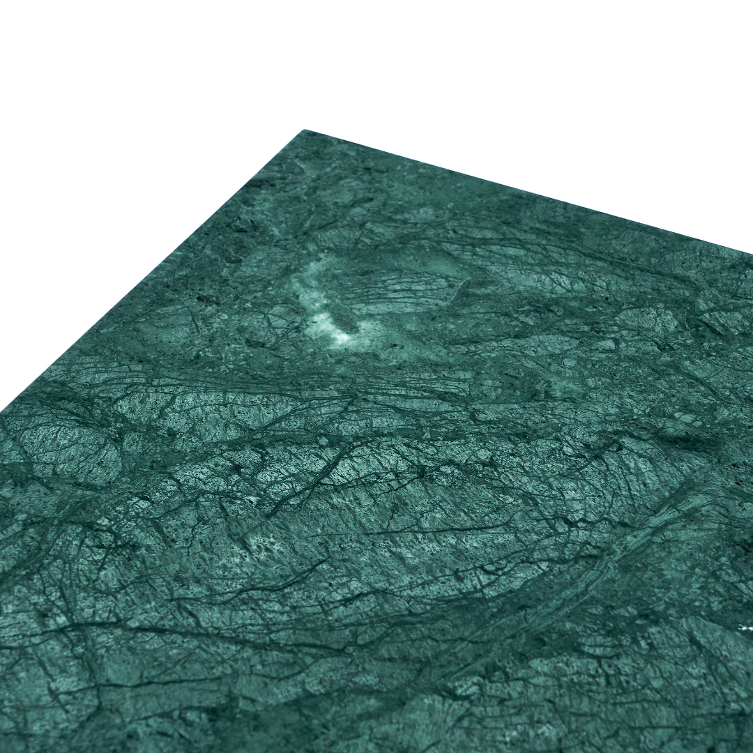 Tessura Brass Marble Coffee Table - Green - Image 8