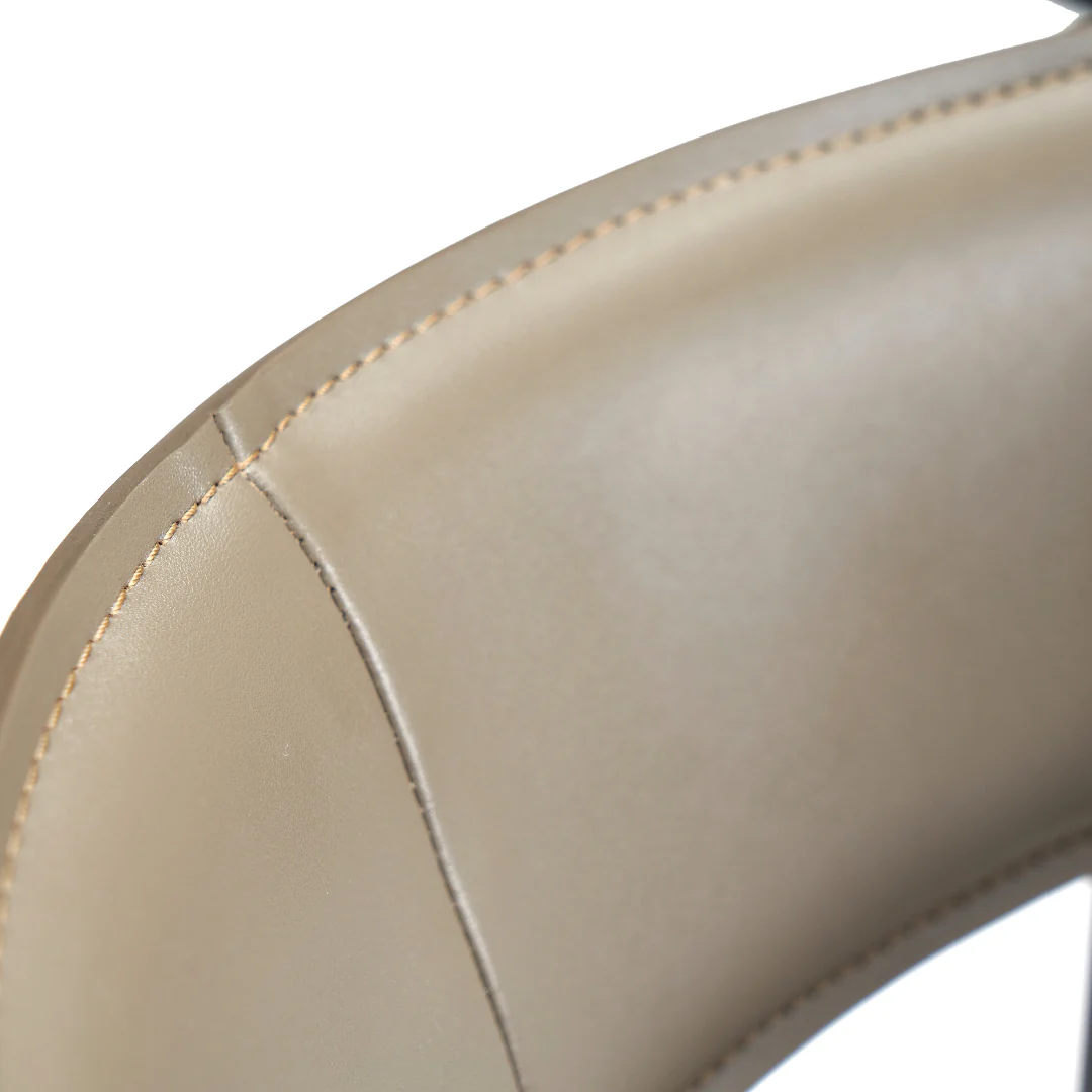 Titanium Curved Back Modern Dining Chair - Image 7