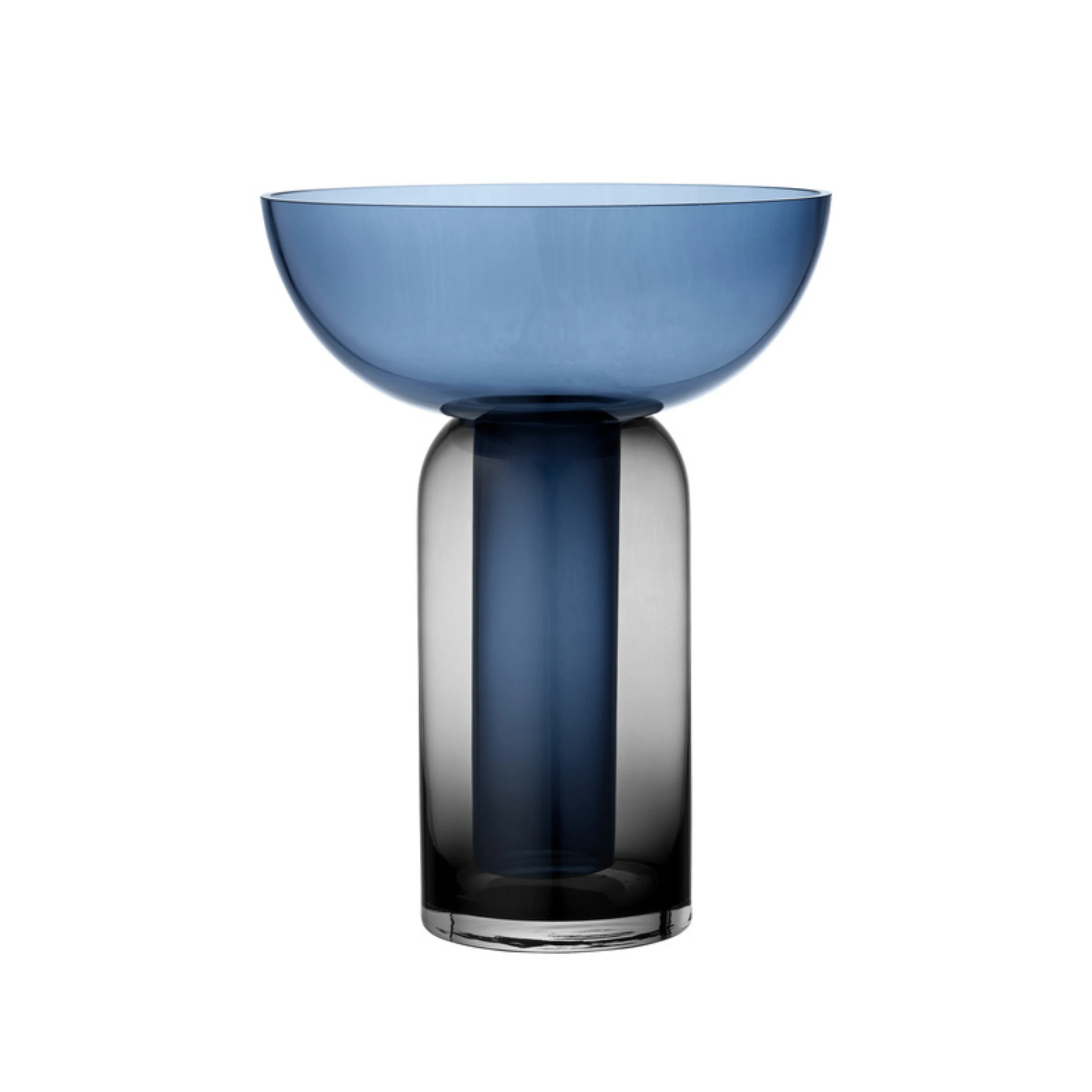 Torus Small Vase Black/Navy
