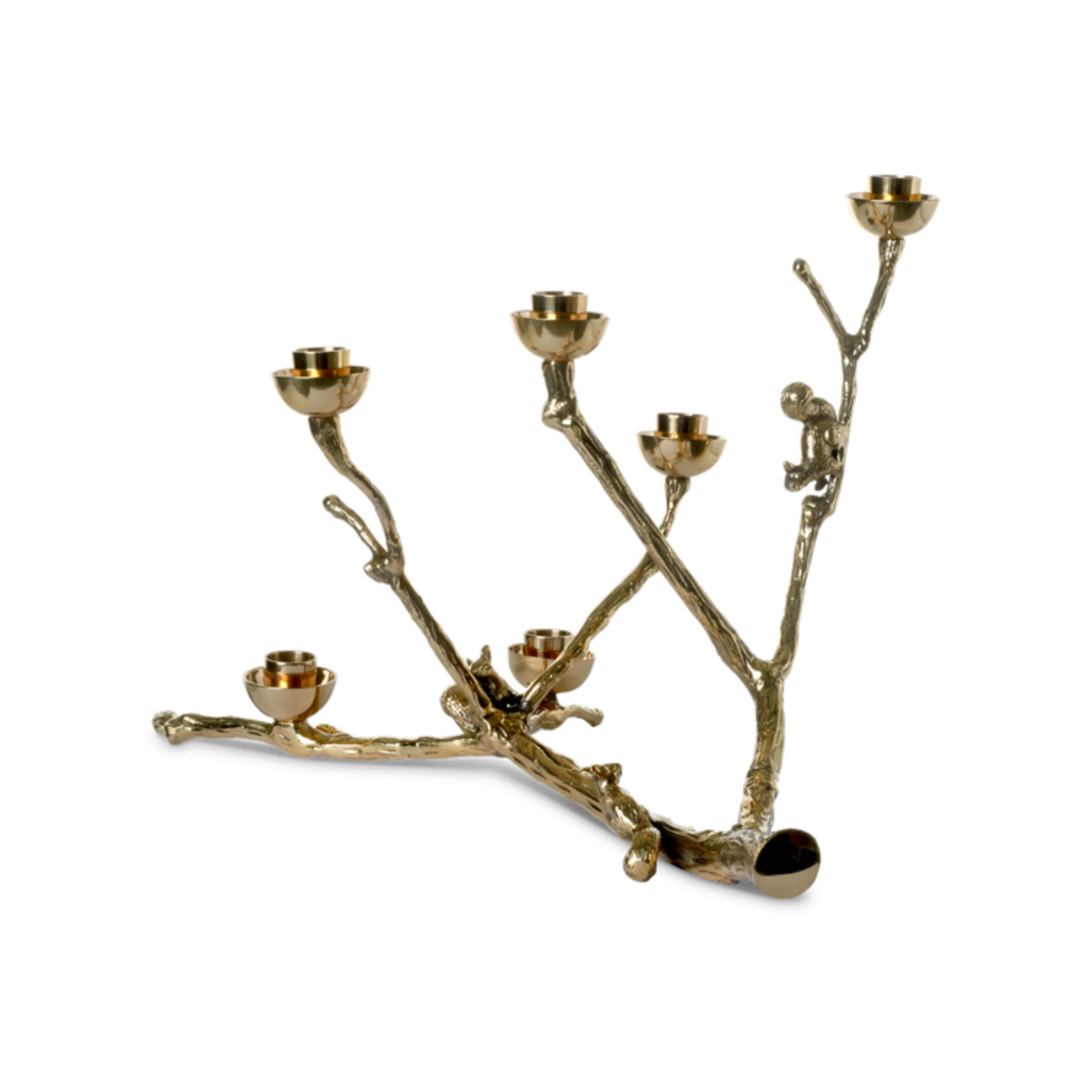 Twiggy Gold Candle Holder - Image 3