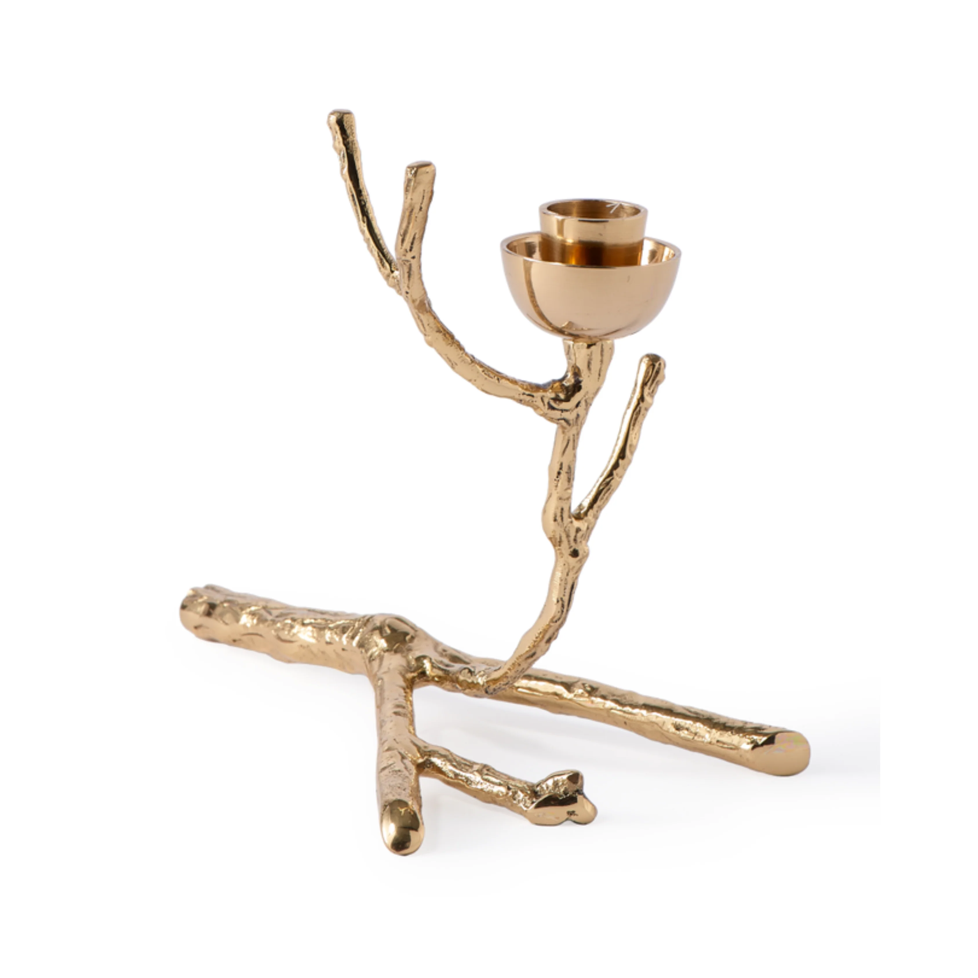 Twiggy Gold Candle Holder - XS - Image 3