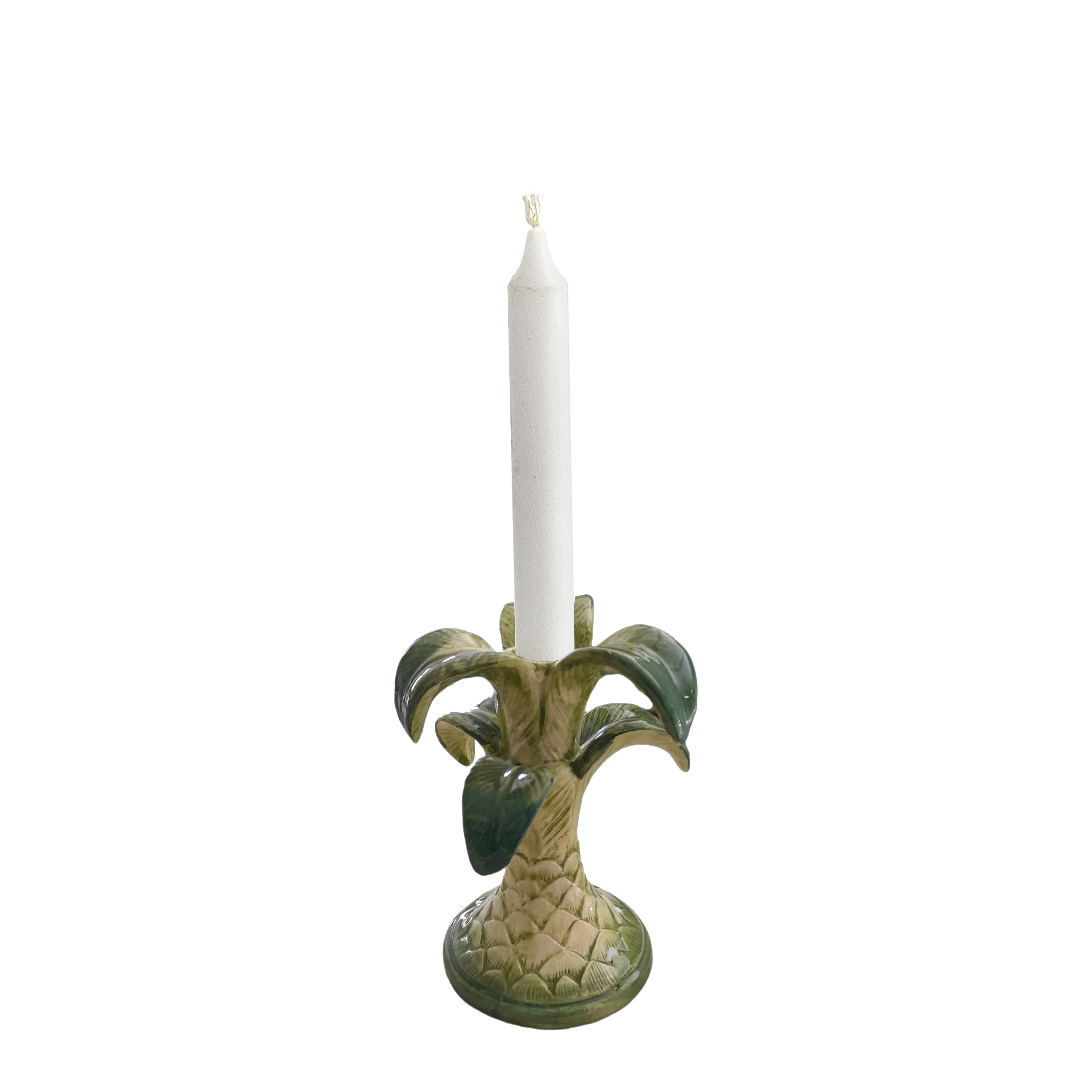 Verde Ceramic Candle Holder