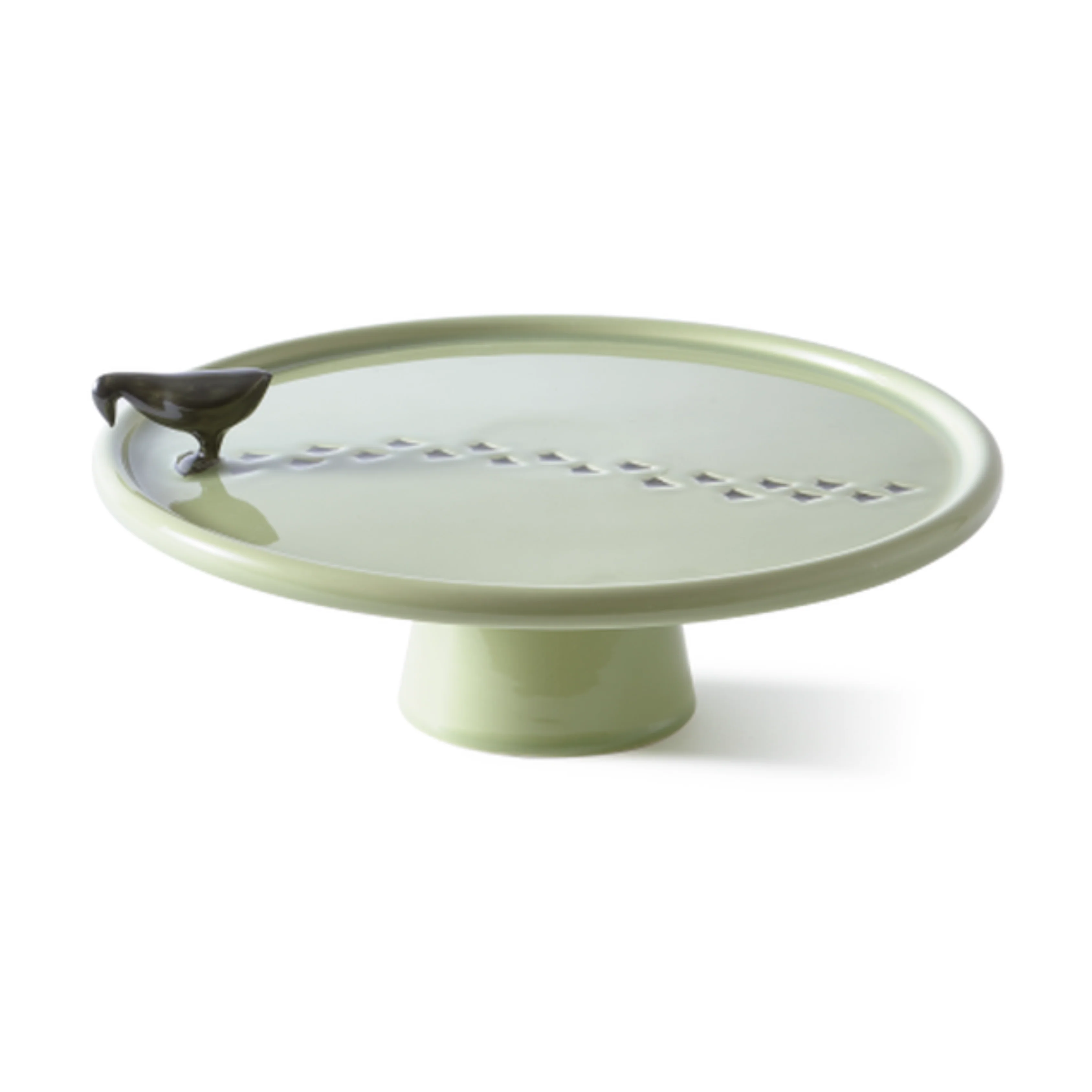 Walking Duck Green Cake Stand