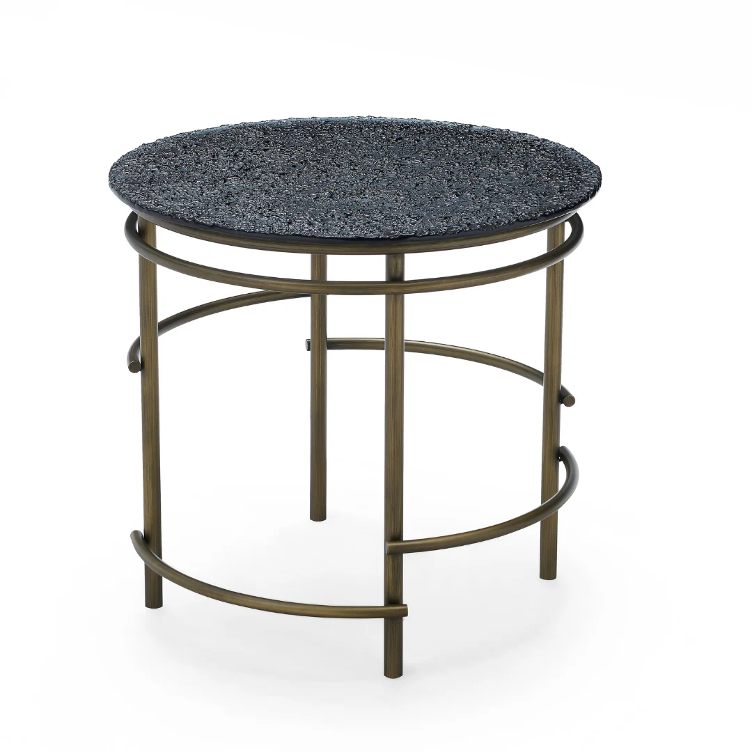 Whirlpool Black Side Table