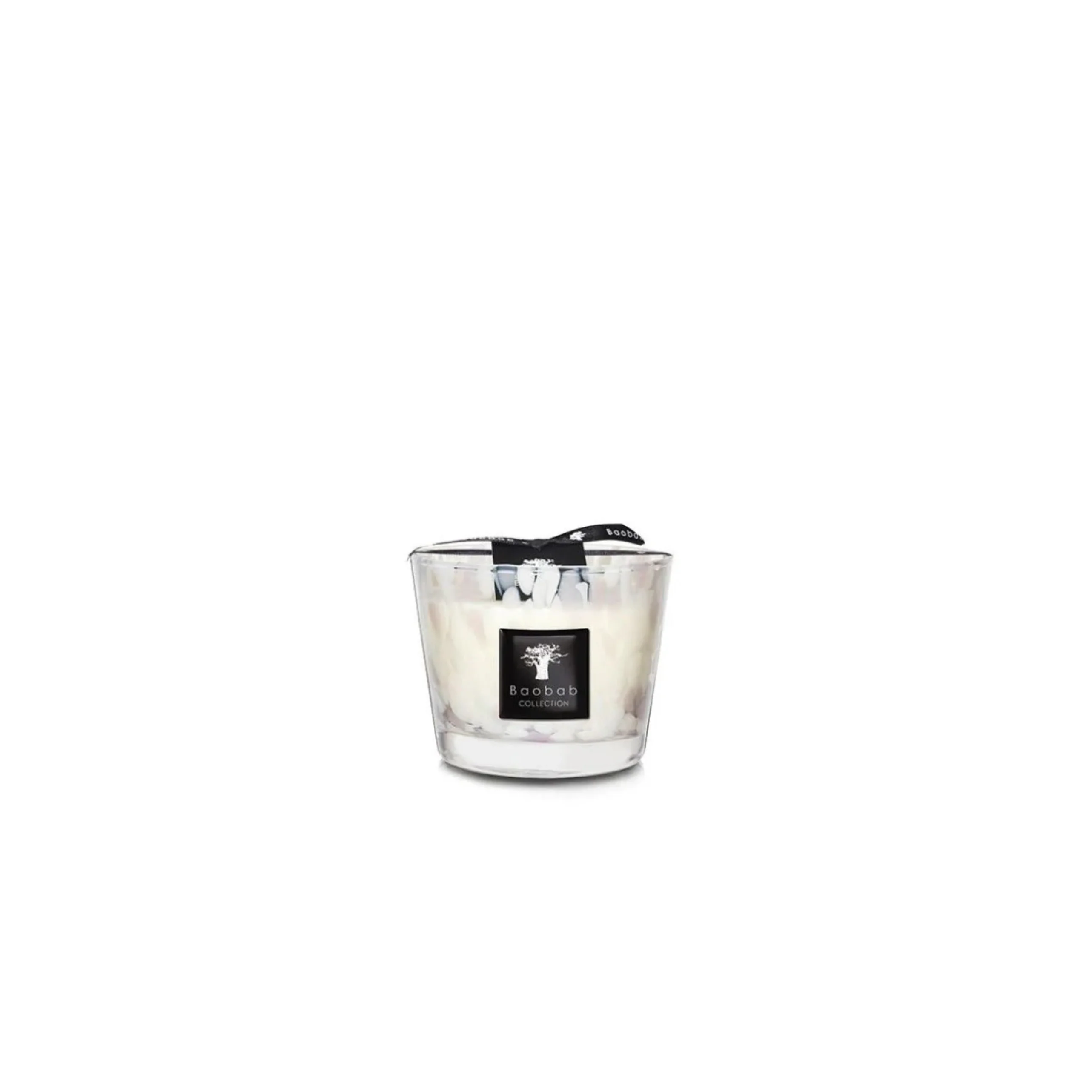 White Pearls Small Candle