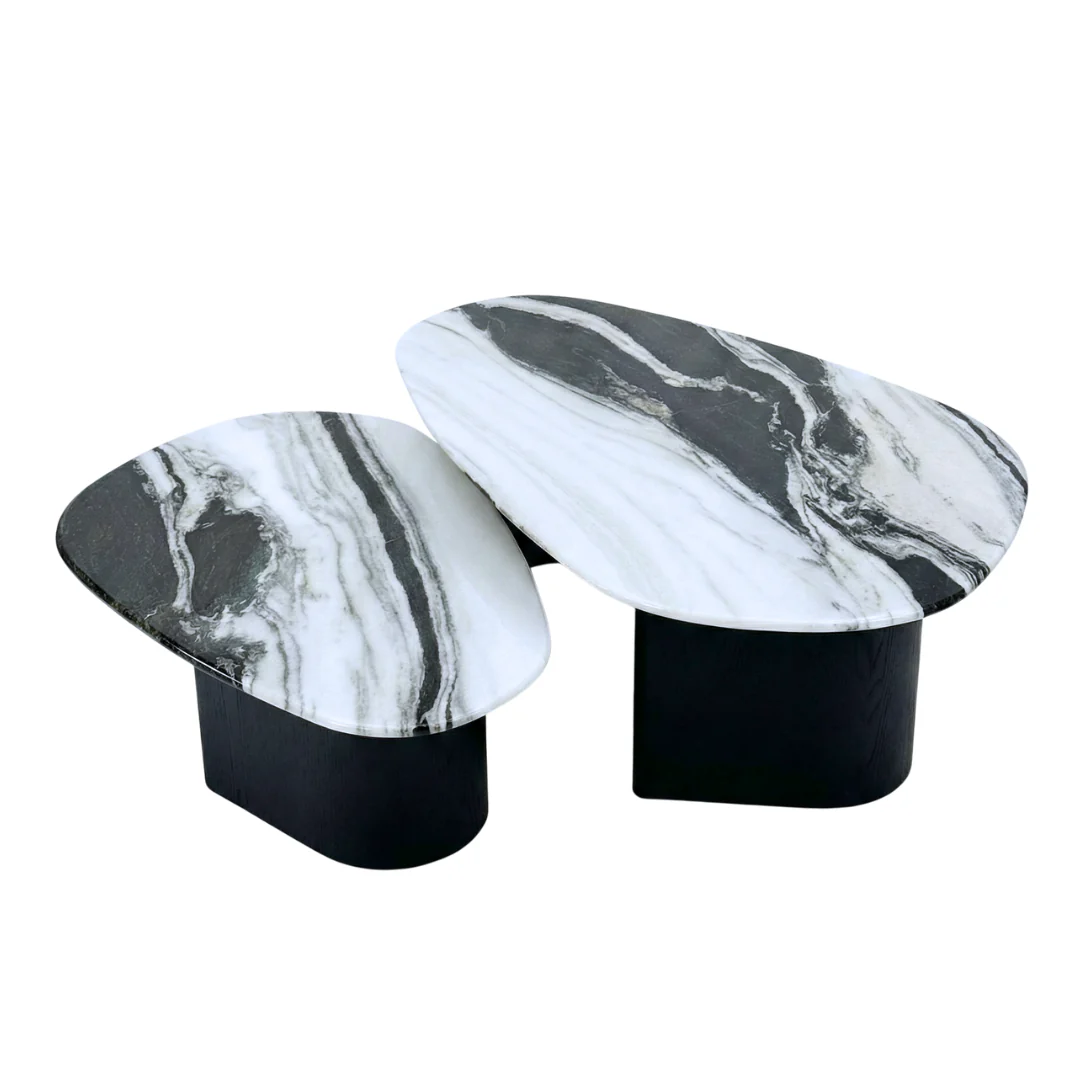 Zebra Coffee Table Set